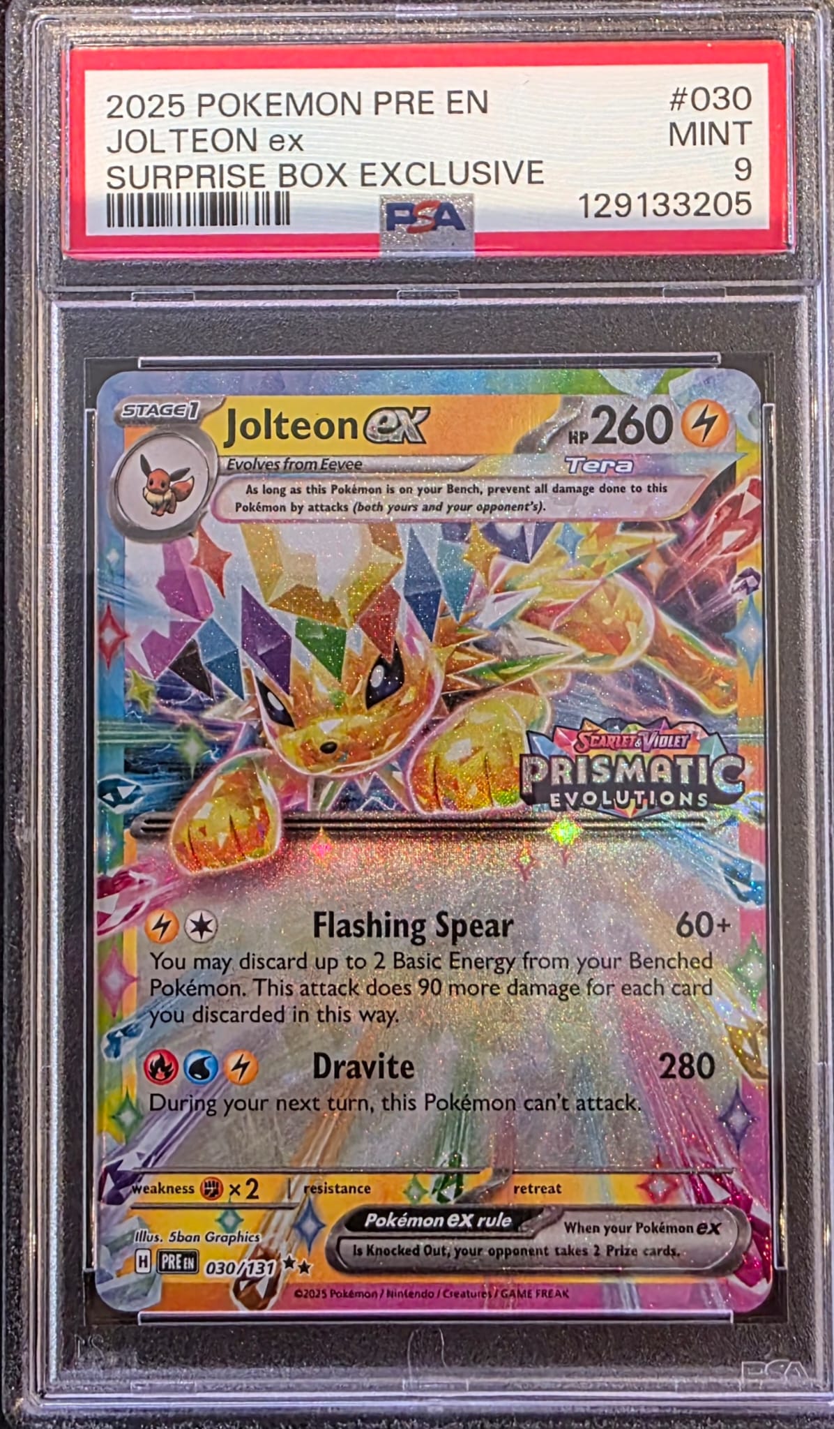 Jolteon ex #30 PSA9