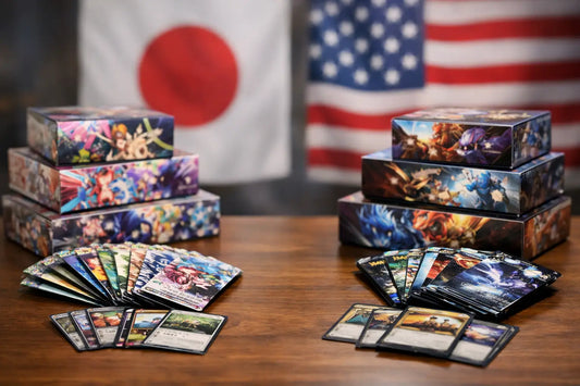Japanese Booster Boxes Versus English