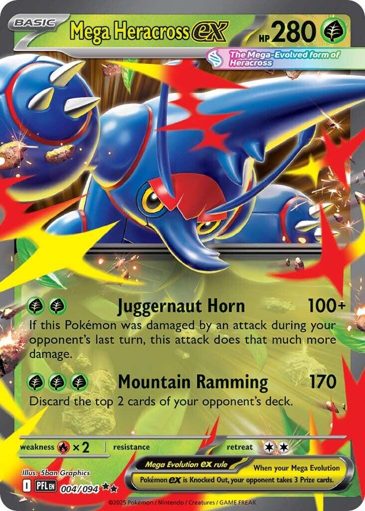 Méga Scarabrute ex #4 Pokémon Flammes Fantômes