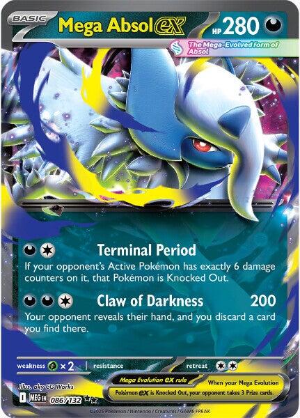 Mega Absol ex #86 Pokemon Mega Evolution