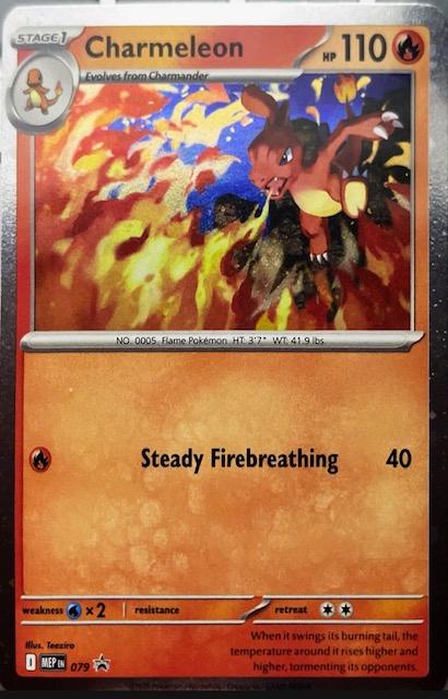 Charmeleon [Chaos Rising Black Star Promo Cosmos Holo] #79