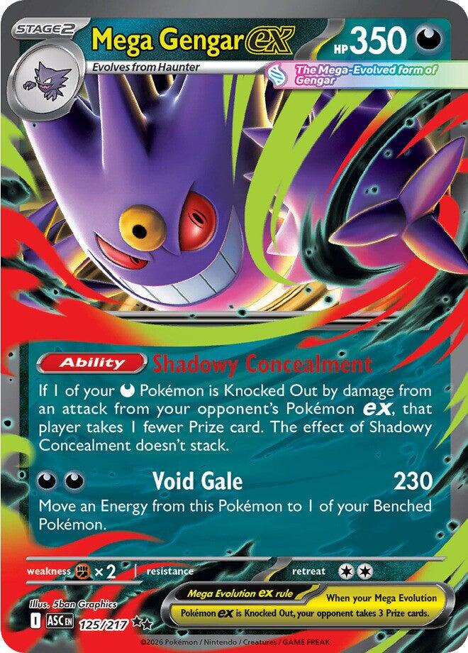 Mega Gengar ex #125 Pokemon Ascended Heroes