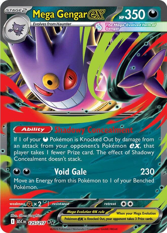 Mega Gengar ex #125 Pokemon Ascended Heroes
