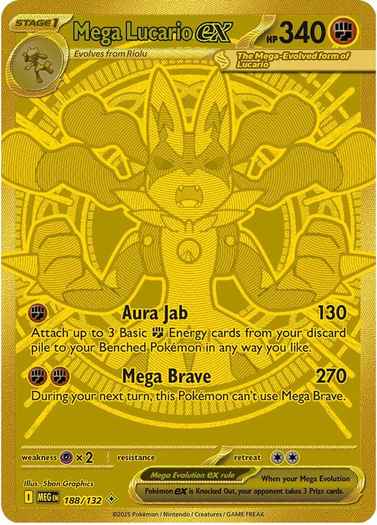 Mega Lucario Ex #188