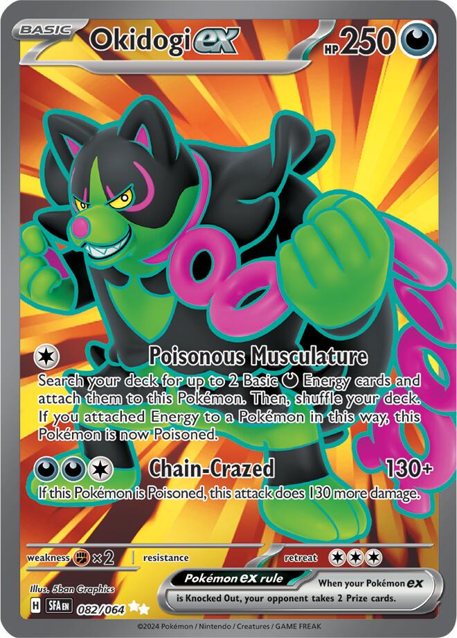 Okidogi ex #82 Pokémon Fable Voilée