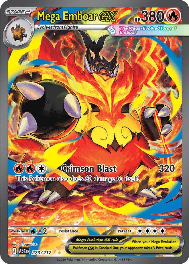 Mega Emboar ex #273 Mint Conditie