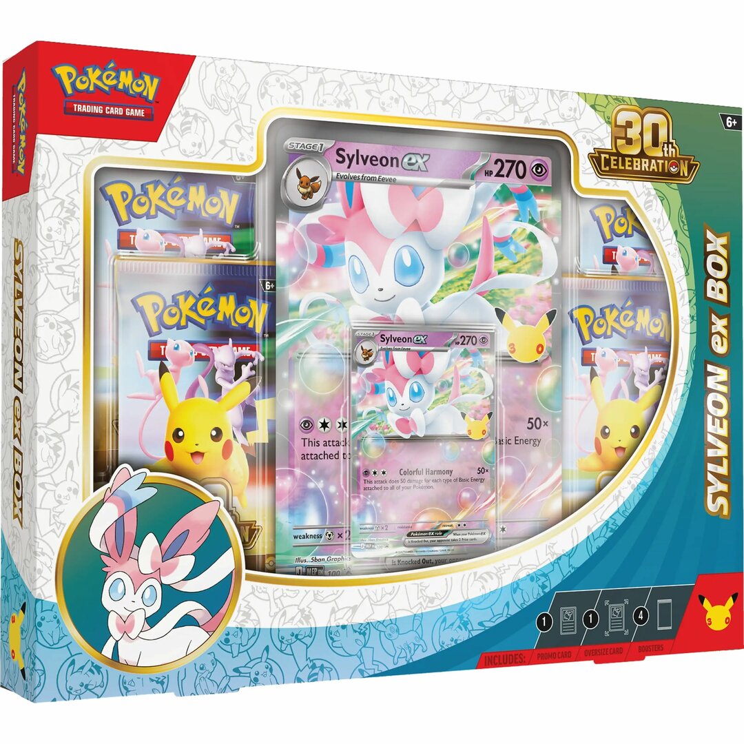 Pokémon : Célébrations du 30e anniversaire – Coffret Sylveon-ex