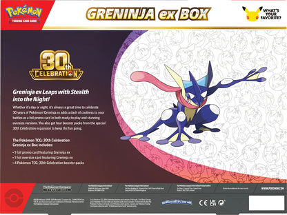 Pokémon: 30th Celebration – Greninja ex Box