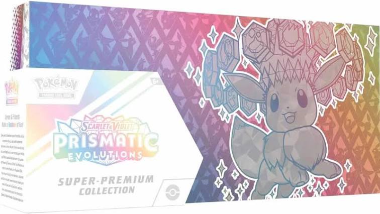Pokemon Prismatic Evolutions Super Premium Collection Box